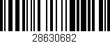Código de barras (EAN, GTIN, SKU, ISBN): '28630682'