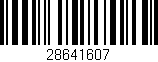 Código de barras (EAN, GTIN, SKU, ISBN): '28641607'