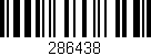 Código de barras (EAN, GTIN, SKU, ISBN): '286438'