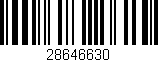 Código de barras (EAN, GTIN, SKU, ISBN): '28646630'