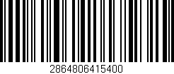 Código de barras (EAN, GTIN, SKU, ISBN): '2864806415400'