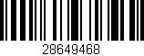 Código de barras (EAN, GTIN, SKU, ISBN): '28649468'
