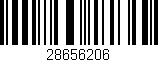 Código de barras (EAN, GTIN, SKU, ISBN): '28656206'