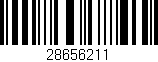 Código de barras (EAN, GTIN, SKU, ISBN): '28656211'