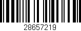 Código de barras (EAN, GTIN, SKU, ISBN): '28657219'
