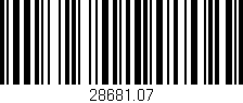 Código de barras (EAN, GTIN, SKU, ISBN): '28681.07'
