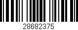Código de barras (EAN, GTIN, SKU, ISBN): '28682375'