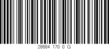 Código de barras (EAN, GTIN, SKU, ISBN): '28684_170_0_G'