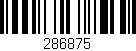 Código de barras (EAN, GTIN, SKU, ISBN): '286875'