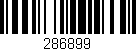Código de barras (EAN, GTIN, SKU, ISBN): '286899'