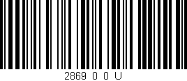 Código de barras (EAN, GTIN, SKU, ISBN): '2869_0_0_U'