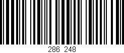 Código de barras (EAN, GTIN, SKU, ISBN): '286/248'