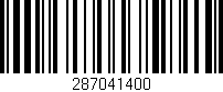 Código de barras (EAN, GTIN, SKU, ISBN): '287041400'