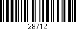 Código de barras (EAN, GTIN, SKU, ISBN): '28712'