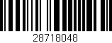 Código de barras (EAN, GTIN, SKU, ISBN): '28718048'
