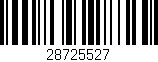 Código de barras (EAN, GTIN, SKU, ISBN): '28725527'