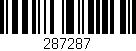 Código de barras (EAN, GTIN, SKU, ISBN): '287287'