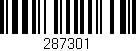 Código de barras (EAN, GTIN, SKU, ISBN): '287301'