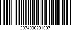 Código de barras (EAN, GTIN, SKU, ISBN): '2874090231037'