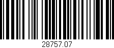 Código de barras (EAN, GTIN, SKU, ISBN): '28757.07'