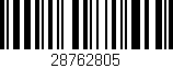 Código de barras (EAN, GTIN, SKU, ISBN): '28762805'