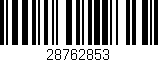 Código de barras (EAN, GTIN, SKU, ISBN): '28762853'
