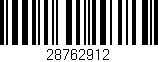 Código de barras (EAN, GTIN, SKU, ISBN): '28762912'