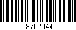 Código de barras (EAN, GTIN, SKU, ISBN): '28762944'