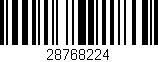 Código de barras (EAN, GTIN, SKU, ISBN): '28768224'