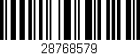 Código de barras (EAN, GTIN, SKU, ISBN): '28768579'