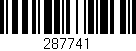 Código de barras (EAN, GTIN, SKU, ISBN): '287741'
