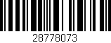 Código de barras (EAN, GTIN, SKU, ISBN): '28778073'