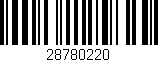 Código de barras (EAN, GTIN, SKU, ISBN): '28780220'