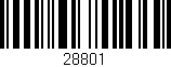 Código de barras (EAN, GTIN, SKU, ISBN): '28801'