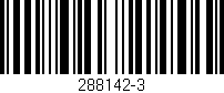 Código de barras (EAN, GTIN, SKU, ISBN): '288142-3'