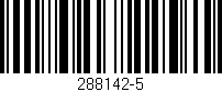 Código de barras (EAN, GTIN, SKU, ISBN): '288142-5'