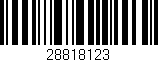 Código de barras (EAN, GTIN, SKU, ISBN): '28818123'