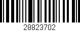 Código de barras (EAN, GTIN, SKU, ISBN): '28823702'
