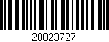 Código de barras (EAN, GTIN, SKU, ISBN): '28823727'