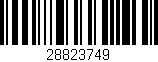 Código de barras (EAN, GTIN, SKU, ISBN): '28823749'