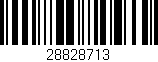 Código de barras (EAN, GTIN, SKU, ISBN): '28828713'