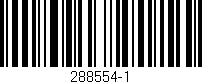 Código de barras (EAN, GTIN, SKU, ISBN): '288554-1'
