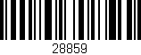 Código de barras (EAN, GTIN, SKU, ISBN): '28859'