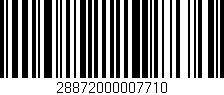 Código de barras (EAN, GTIN, SKU, ISBN): '28872000007710'