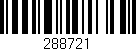 Código de barras (EAN, GTIN, SKU, ISBN): '288721'