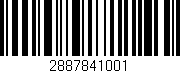 Código de barras (EAN, GTIN, SKU, ISBN): '2887841001'