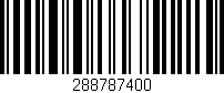 Código de barras (EAN, GTIN, SKU, ISBN): '288787400'