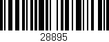 Código de barras (EAN, GTIN, SKU, ISBN): '28895'
