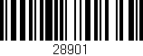 Código de barras (EAN, GTIN, SKU, ISBN): '28901'