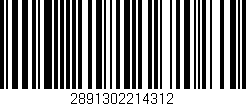 Código de barras (EAN, GTIN, SKU, ISBN): '2891302214312'